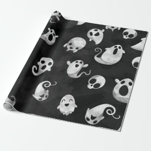 Spooky Ghost Halloween-Party Wrapping Paper Geschenkpapier