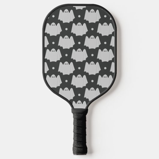 Spooky Ghost Halloween Pickleball Schläger (Vorderseite)