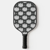 Spooky Ghost Halloween Pickleball Schläger (Rückseite)