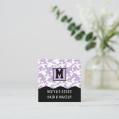 SPOOKY GHOST HALLOWEEN QUADRATISCHE VISITENKARTE (Stehend Vorderseite)