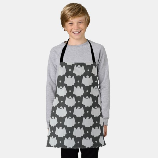 Spooky Ghost Halloween Schürze (Getragen)