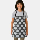 Spooky Ghost Halloween Schürze (Insitu)