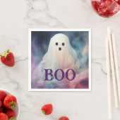 Spooky Ghost Halloween Serviette (Beispiel)