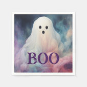 Spooky Ghost Halloween Serviette (Vorderseite)