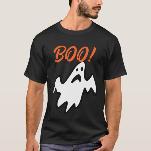 Spooky Ghost Halloween Shirt - Boo Costume T-Shirt (Vorderseite)