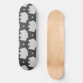 Spooky Ghost Halloween Skateboard (Vorderseite)