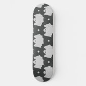 Spooky Ghost Halloween Skateboard (Vorderseite)