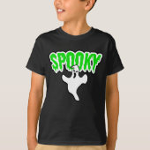 Spooky Ghost Halloween T-Shirt (Vorderseite)