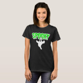 Spooky Ghost Halloween T-Shirt (Vorne ganz)