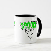 Spooky Ghost Halloween Tasse (VorderseiteRechts)