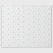 Spooky Ghost Happy Halloween Trick oder Treat Desi Geschenkpapier (Flach)