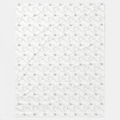 Spooky Ghost Happy Halloween Trick oder Treat Prin Fleecedecke (Vorderseite)