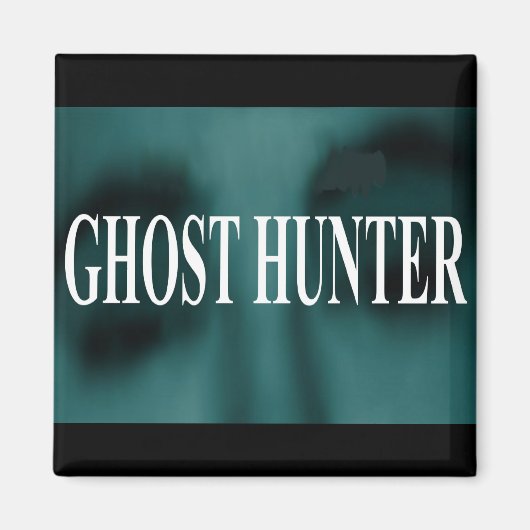 Spooky Ghost Hunter Magnet (Vorne)