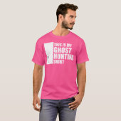 Spooky Ghost Hunting For Paranormal Believers T-Shirt (Vorne ganz)