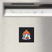 Spooky Ghost Mens Halloween Magnet (In Situ (Geschirrspüler))