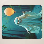 Spooky Ghost mit Eerie Balloon Sherpadecke (Vorderseite (Horizontal))