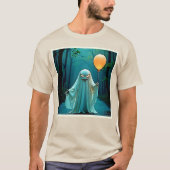 Spooky Ghost mit Eerie Balloon T-Shirt (Vorderseite)