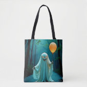 Spooky Ghost mit Eerie Balloon Tasche (Vorderseite)
