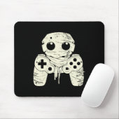 Spooky Ghost Mummy Gaming Controller Halloween Spi Mousepad (Mit Mouse)