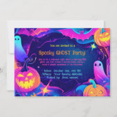 Spooky Ghost-Party Einladung (Vorderseite)