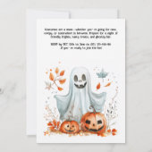 Spooky Ghost-Party Einladung (Rückseite)