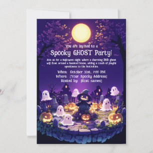 Spooky Ghost-Party Einladung