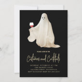 Spooky Ghost Party Halloween Einladung (Vorderseite)