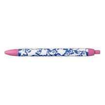 Spooky Ghost Pink Ballpoint Pen