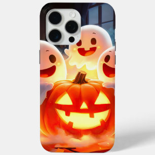 Spooky Ghost Pumpkin Party Glow Case-Mate iPhone Hülle