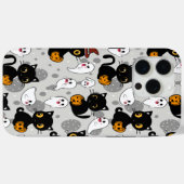 Spooky Ghost Pumpkin Paws Case-Mate iPhone Hülle (Rückseite (Horizontal))