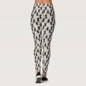 Spooky Ghost Pumpkin Paws Leggings (Rückseite)