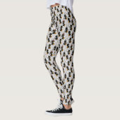 Spooky Ghost Pumpkin Paws Leggings (Links)