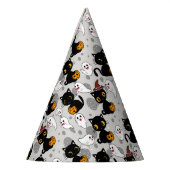 Spooky Ghost Pumpkin Paws Partyhütchen (Links)