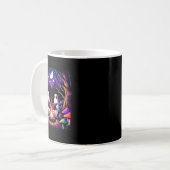 Spooky Ghost Reading Book Cotattaccore Lehrer Kaffeetasse (Vorderseite Links)