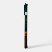 Spooky Ghost Reading unter Vollmond Fall iPhone 15 Hülle (Linke Seite)