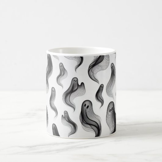 Spooky Ghost-Tasse Kaffeetasse (Mittel)
