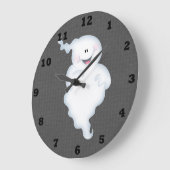 Spooky Ghost Wall Clock Große Wanduhr (Winkel)