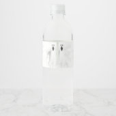 Spooky Ghost Wasserflaschenetikett (Rückseite)