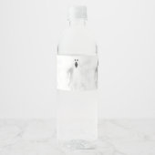 Spooky Ghost Wasserflaschenetikett (Vorderseite)