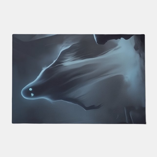 Spooky Ghost Welcome Doormat Fußmatte (Vorderseite)