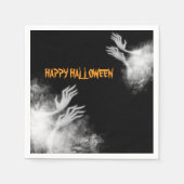Spooky Ghosted Hands Halloween Serviette (Vorderseite)