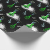 Spooky Ghostly Hands Halloween Geschenkpapier (Ecke)