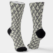 Spooky Ghosts and Grabsteins Halloween Socken (Gewinkelt)