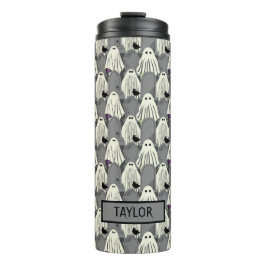 Spooky Ghosts and Grabsteins Halloween Thermosbecher