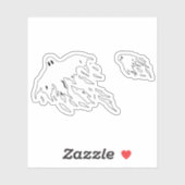 Spooky Ghosts Aufkleber (Blatt)