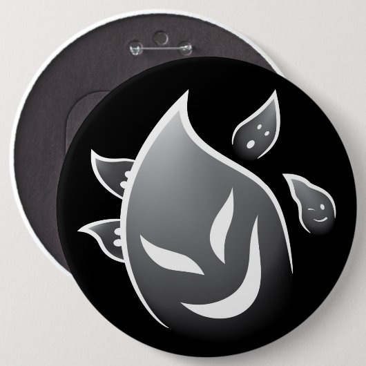 Spooky Ghosts Button (Vorne & Hinten)