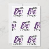 Spooky Ghosts Halloween Kinderdusche Einladung (Rückseite)