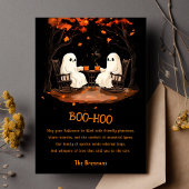 Spooky Ghosts Oktober glückliche Halloween Gruß Karte