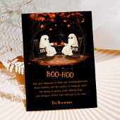 Spooky Ghosts Oktober glückliche Halloween Gruß Karte