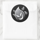 Spooky Ghosts Runder Aufkleber (Tasche)